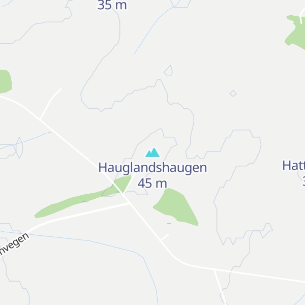 Map of Hauglandshaugen
