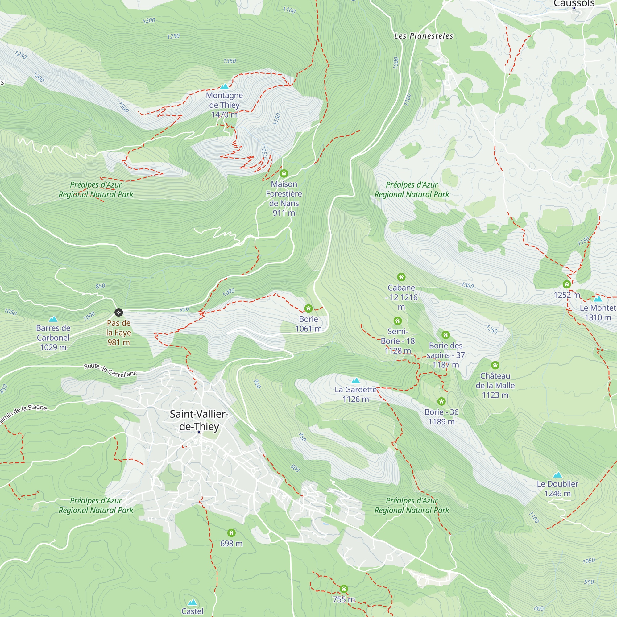 Borie map