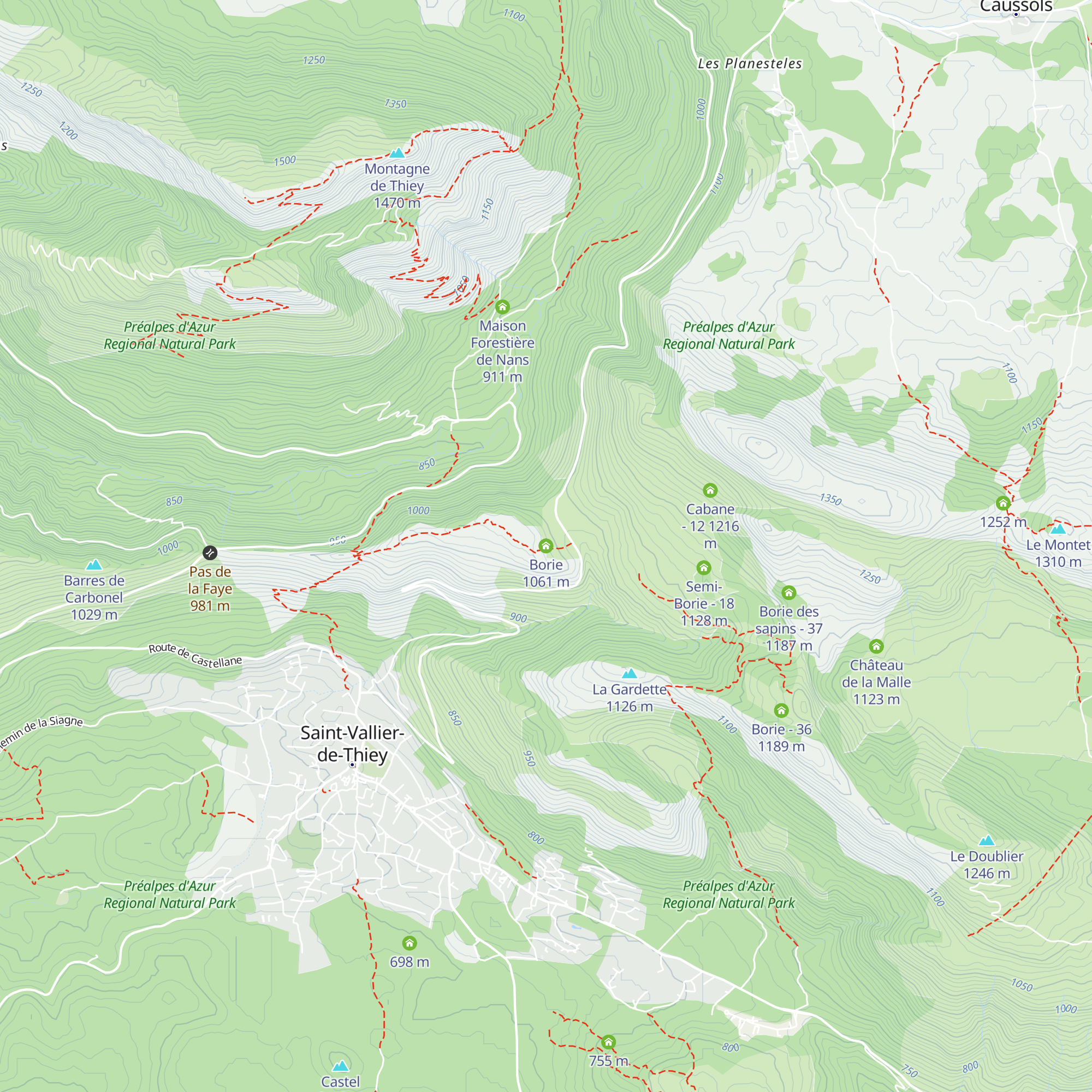 Borie map