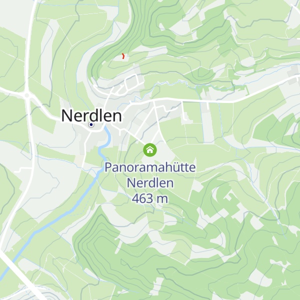 Map of Panoramahütte Nerdlen