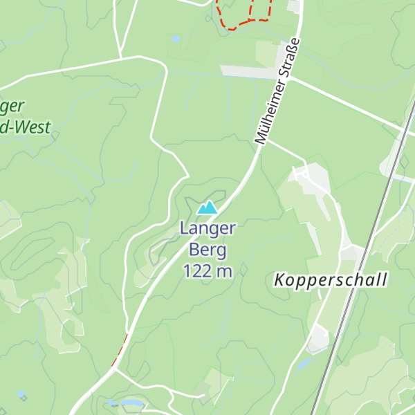 Map of Langer Berg