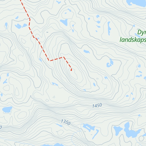Map of Snønuten
