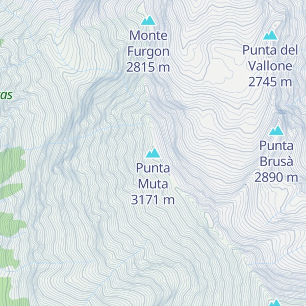 Map of Punta Muta