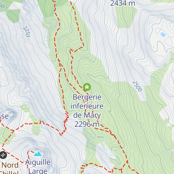 Map of Bergerie inferieure de Mary