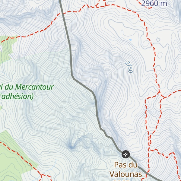 Map of Rocca Blancia / Roche Blanche