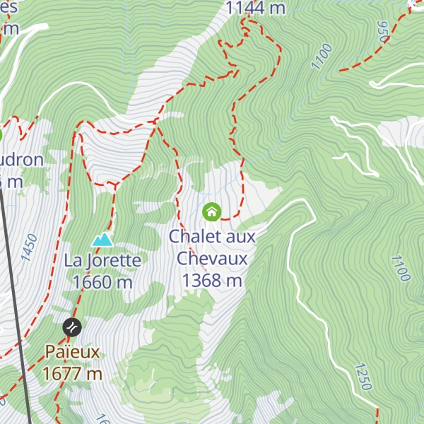 Map of Chalet aux Chevaux