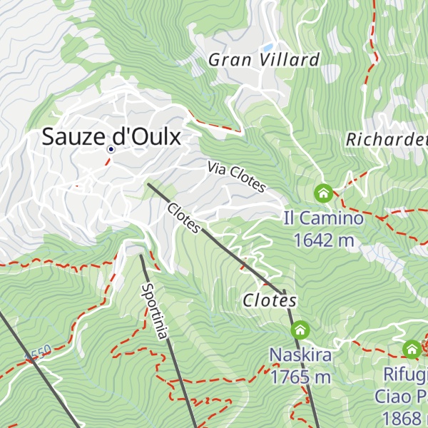 Map of Chalet del Sole