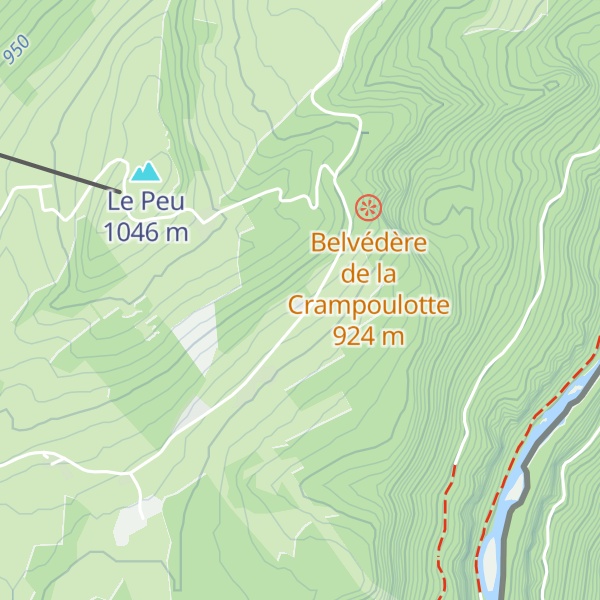 Map of Refuge du Vaudey