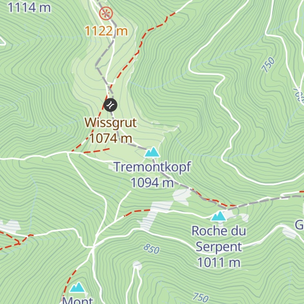 Map of Tremontkopf