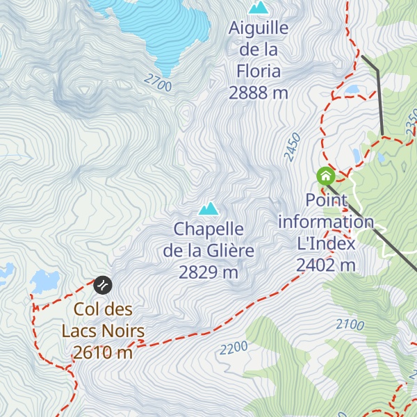 Map of Chapelle de la Glière