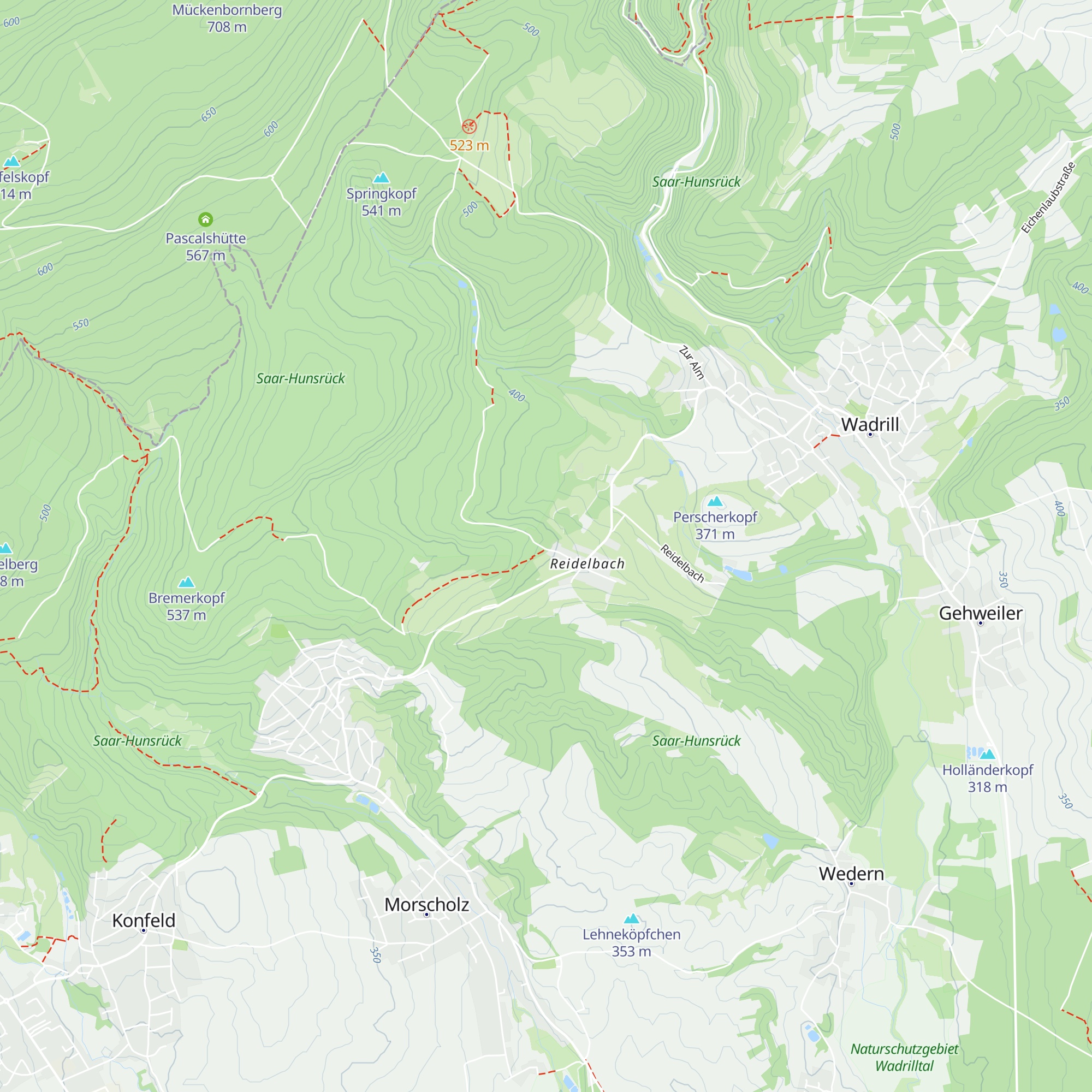 Wanderhütte map