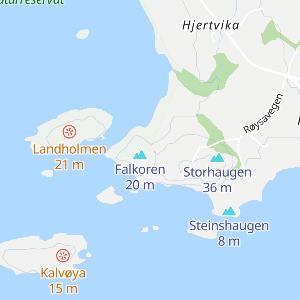 Map of Likstadberget