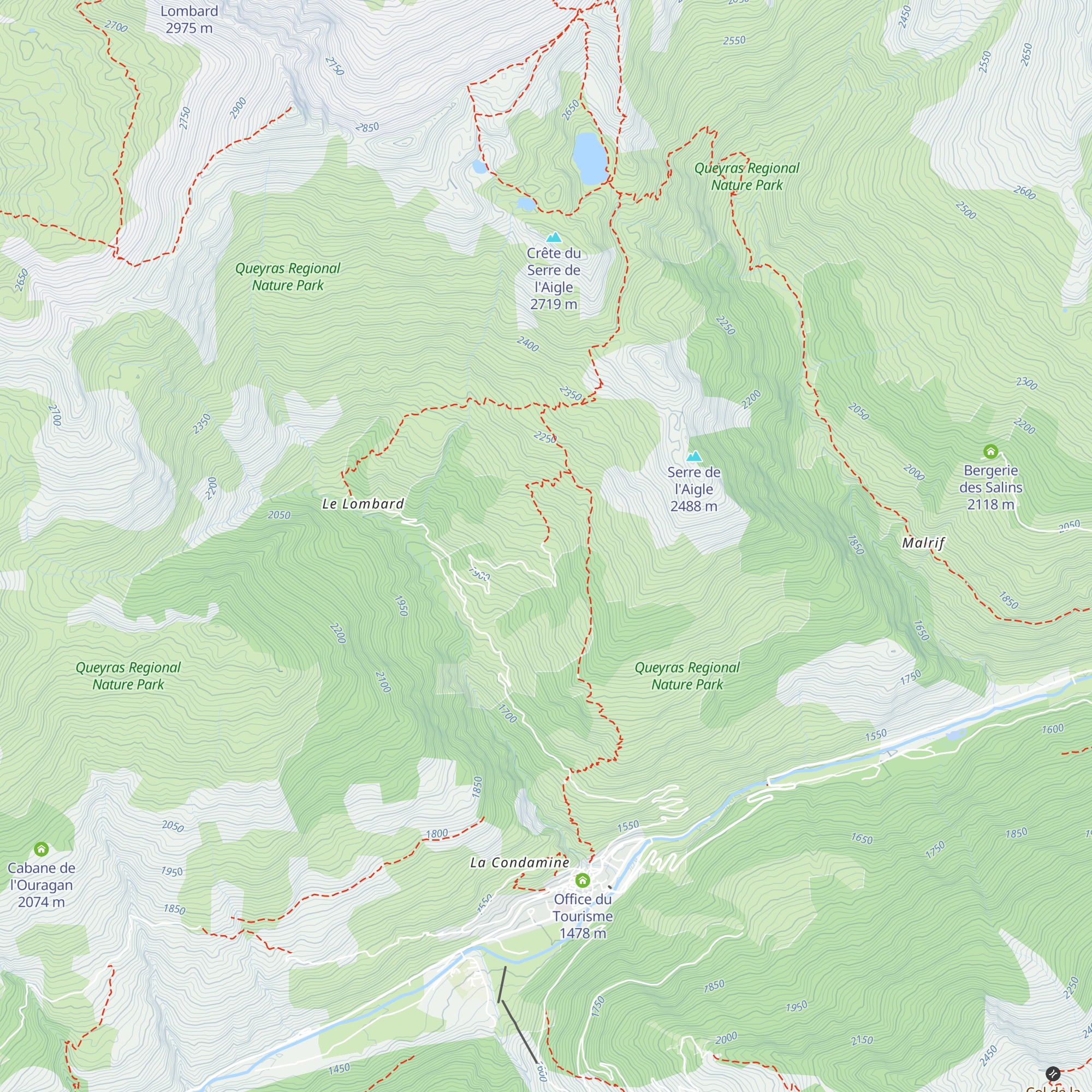 Bergerie du Lombard map