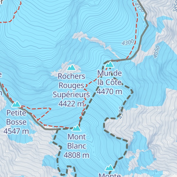Map of Petits Rochers Rouges