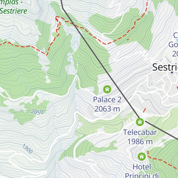 Map of Rifugio bar Monterotta