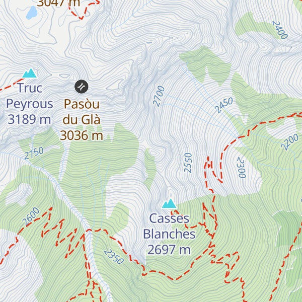 Map of Pèira Chatel