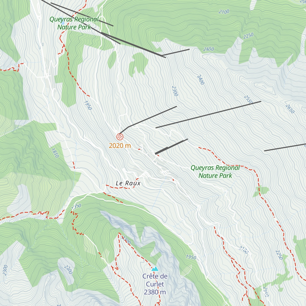 Le Bouticari map