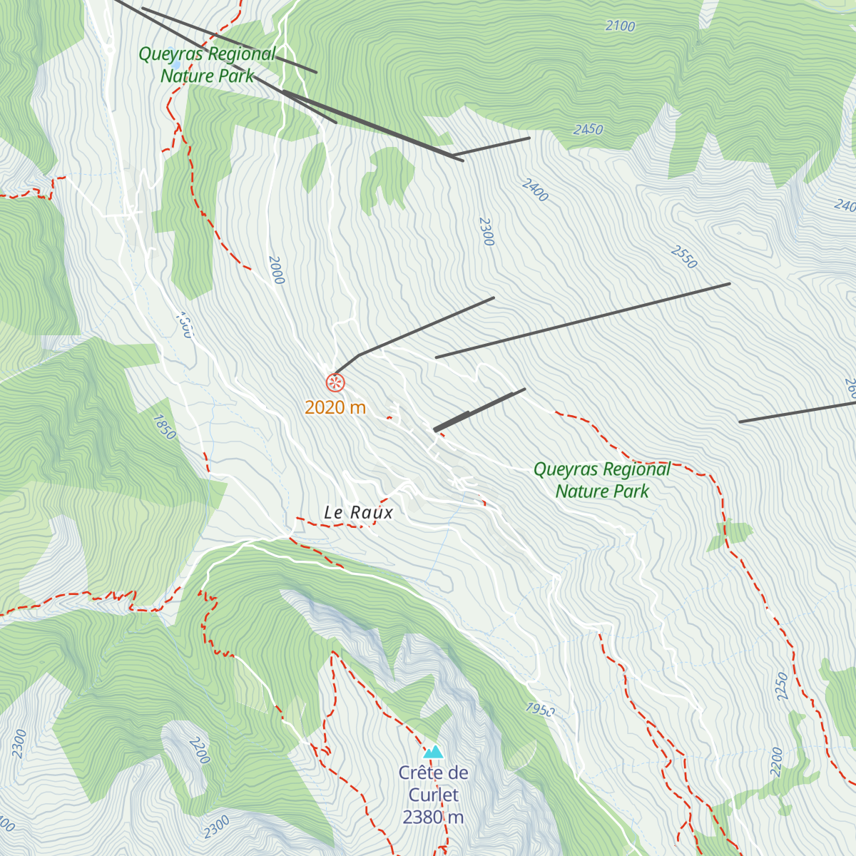 Le Bouticari map