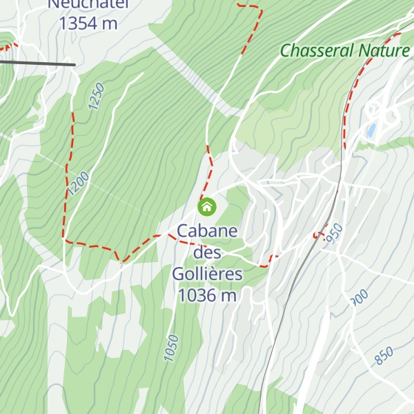 Map of Cabane des Gollières