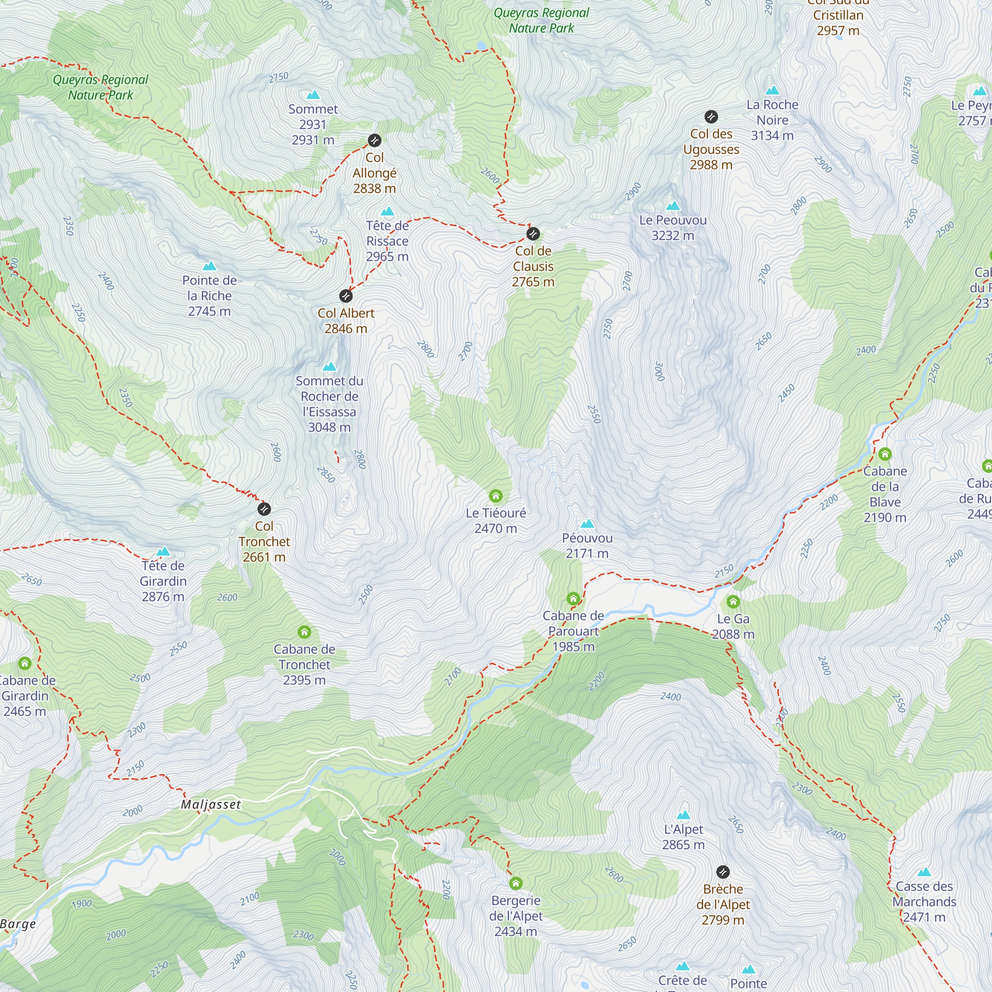 Le Tiéouré map