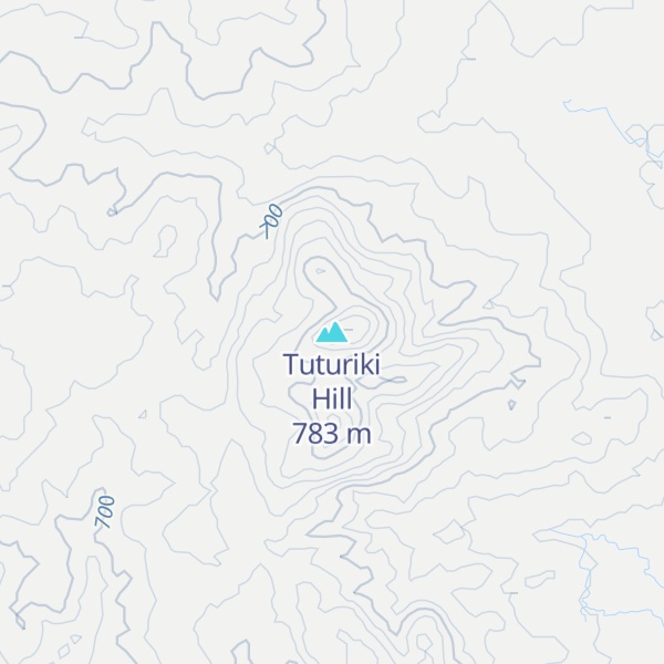 Map of Tuturiki Hill