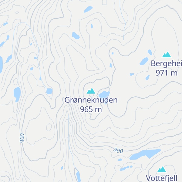 Map of Grønneknuden