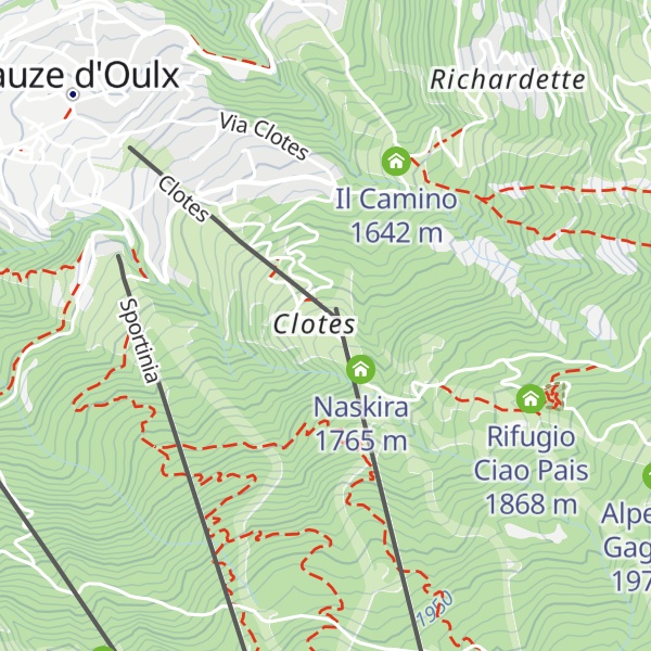 Map of La Sosta