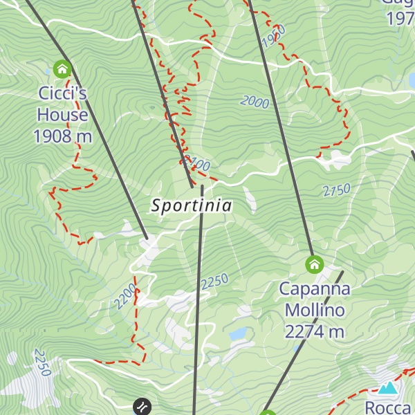 Map of Hotel Monte Triplex