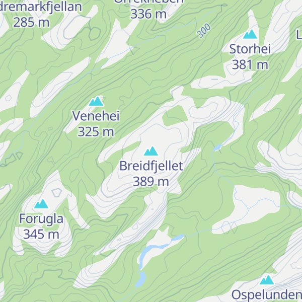 Map of Breidfjellet