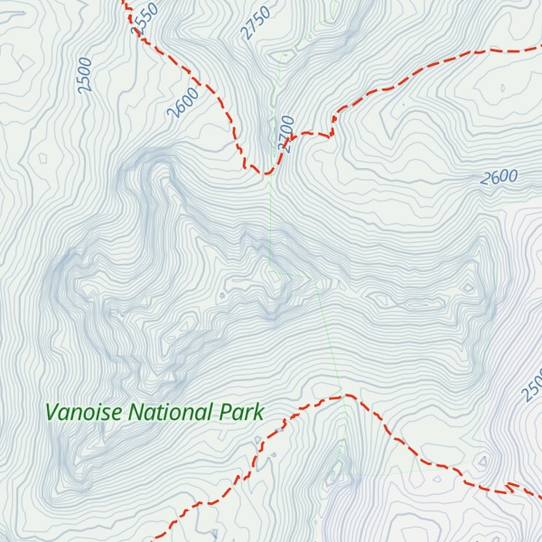 Map of Rochers Rouges