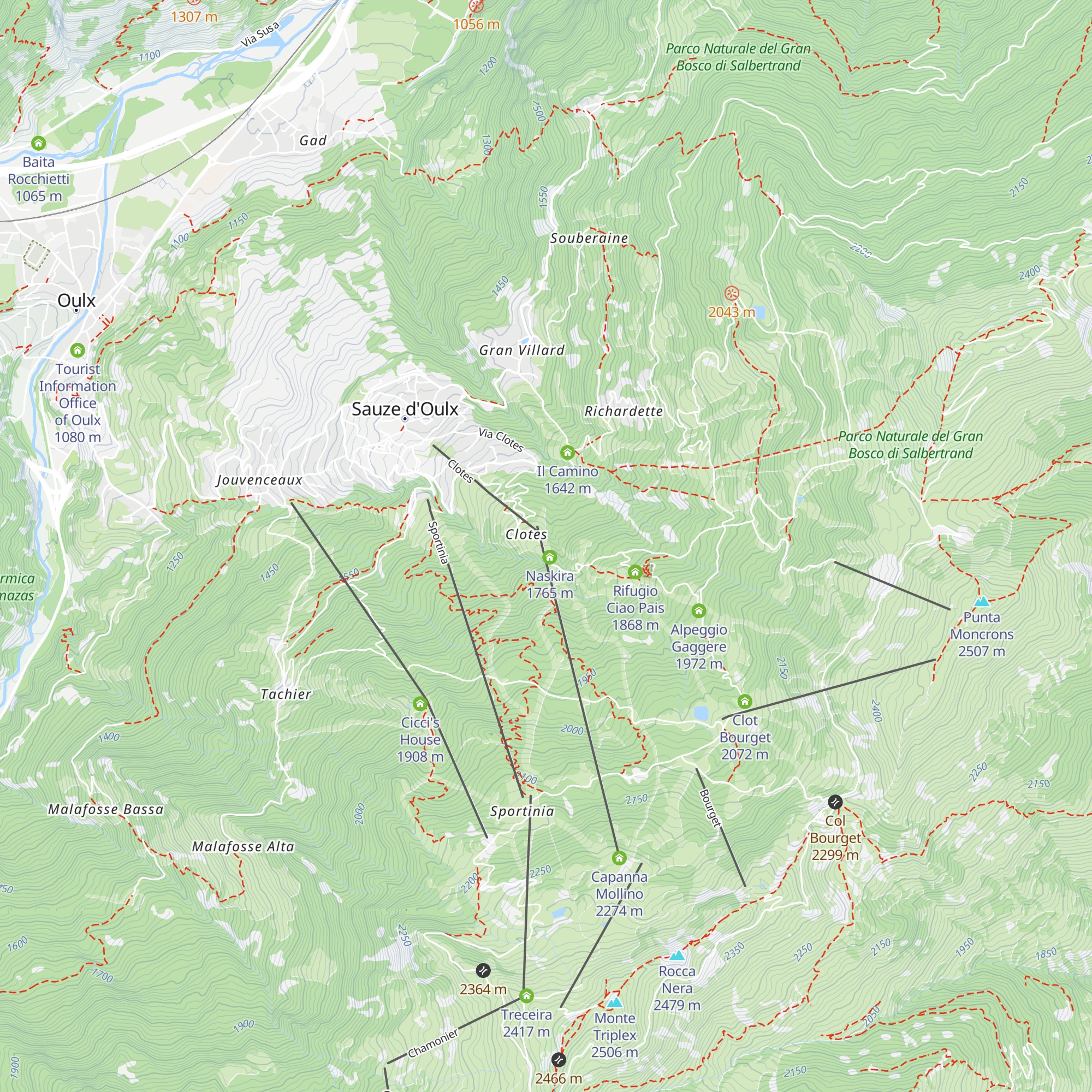 Bar Clotes map