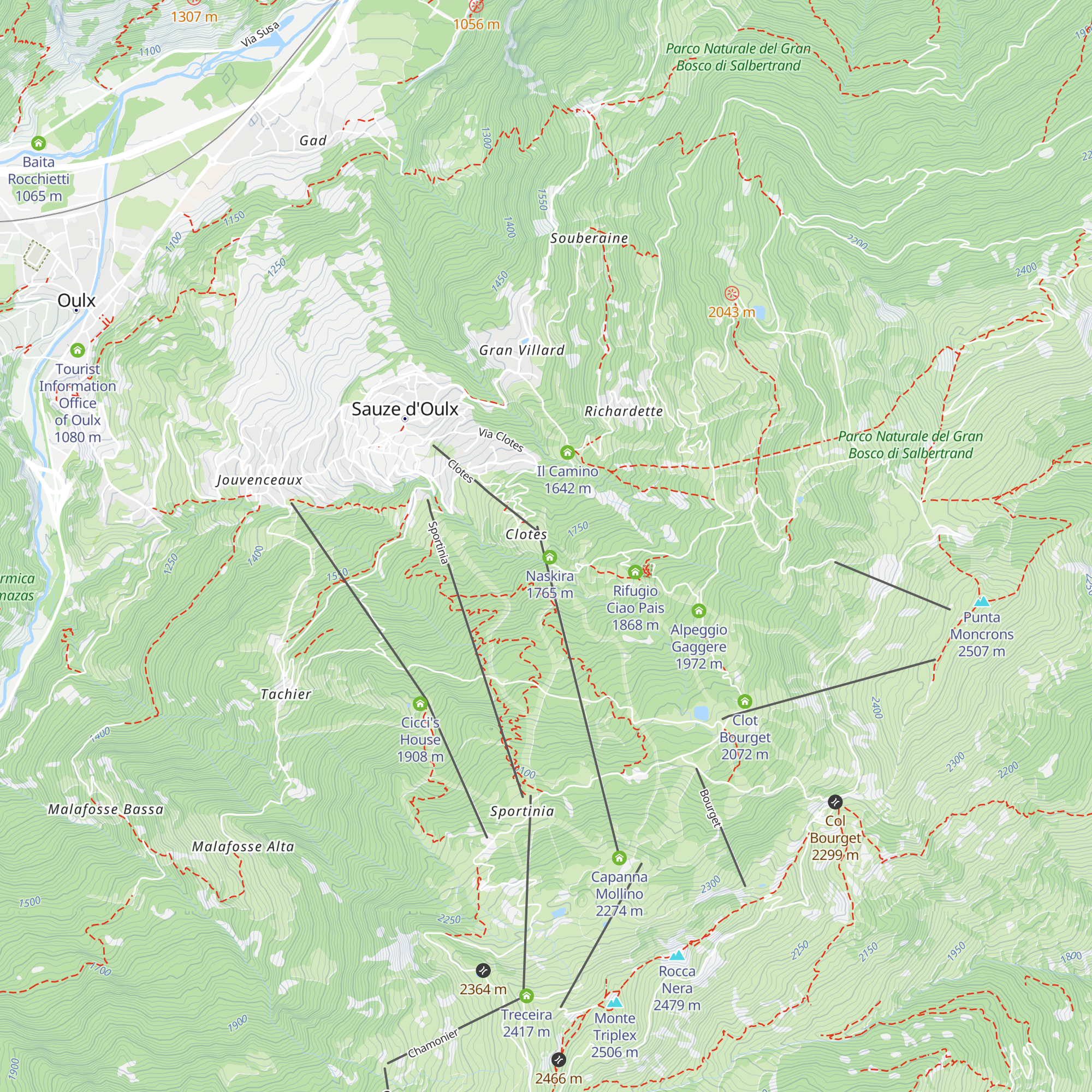 Bar Clotes map
