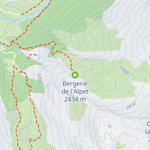 Map of Bergerie de l'Alpet