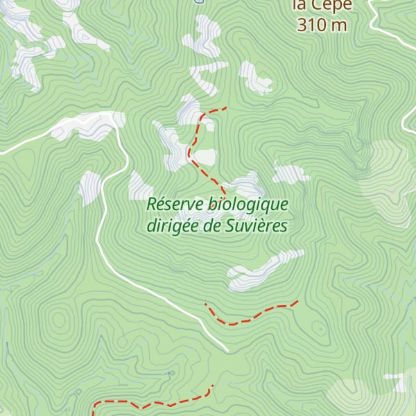 Map of Les Suvières