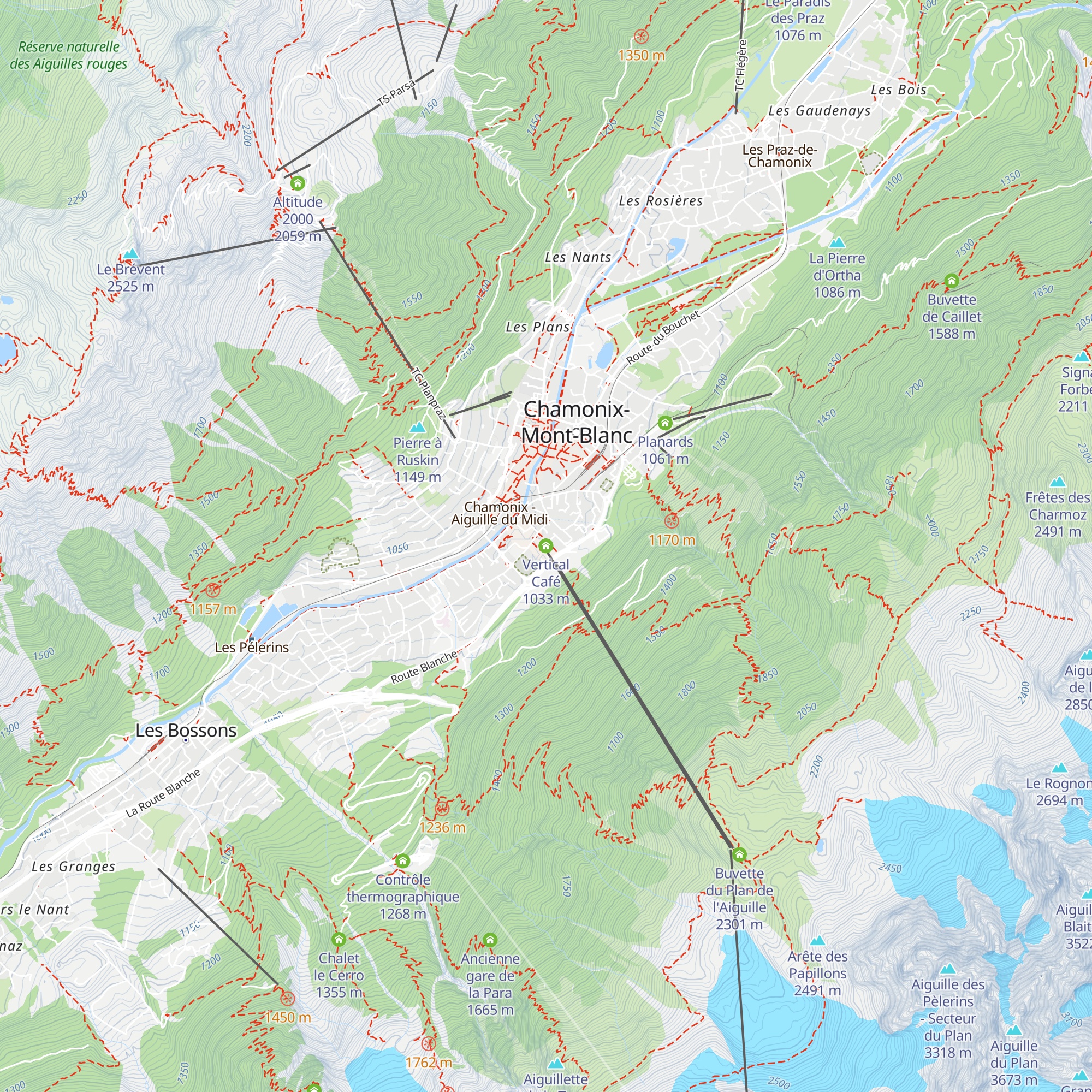 Vertical Café map