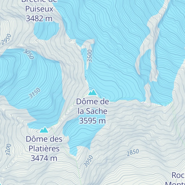 Map of Dôme de la Sache