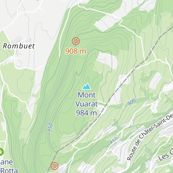 Map of Mont Vuarat