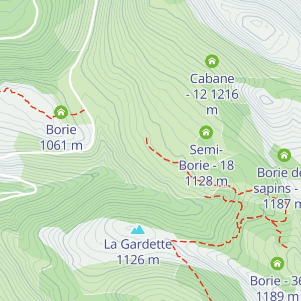 Map of Borie - 4