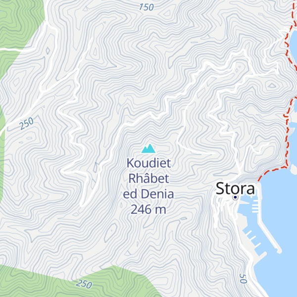 Map of Koudiet Rhâbet ed Denia