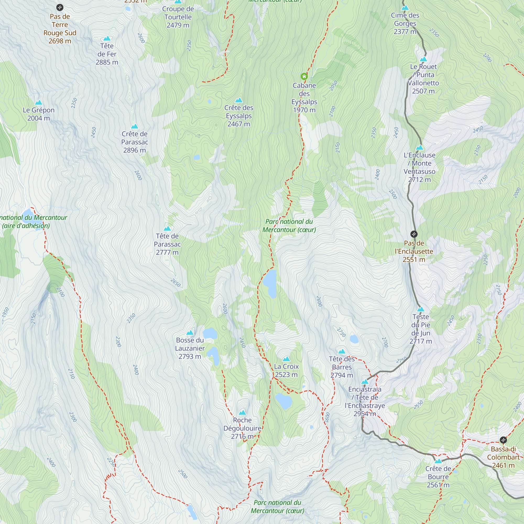 Bergerie du Lauzanier map