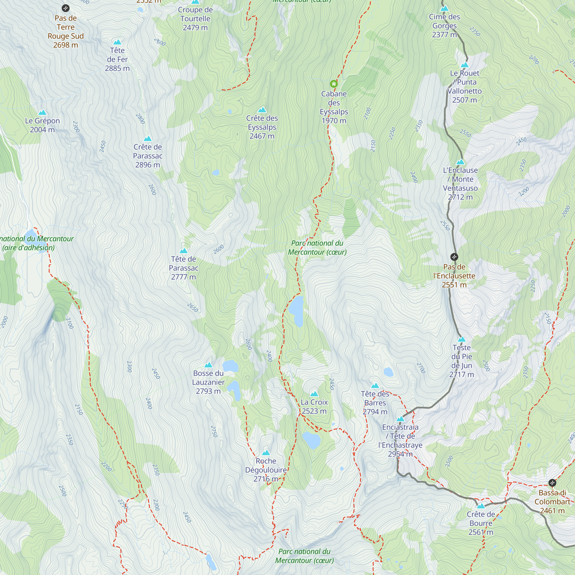Bergerie du Lauzanier map