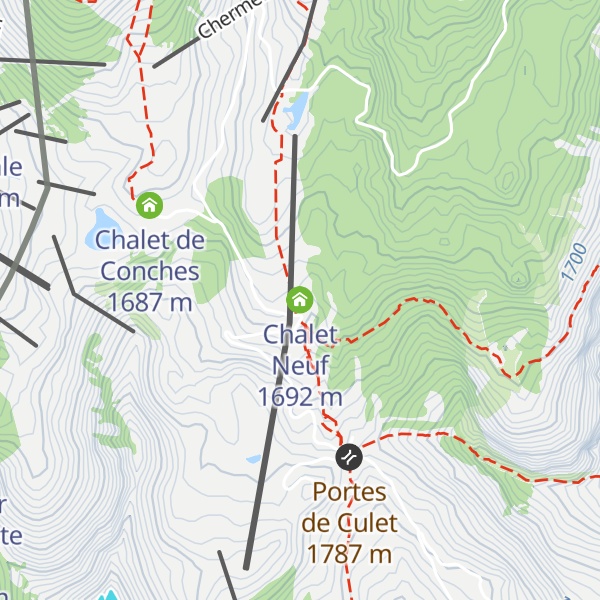 Map of Chalet Neuf
