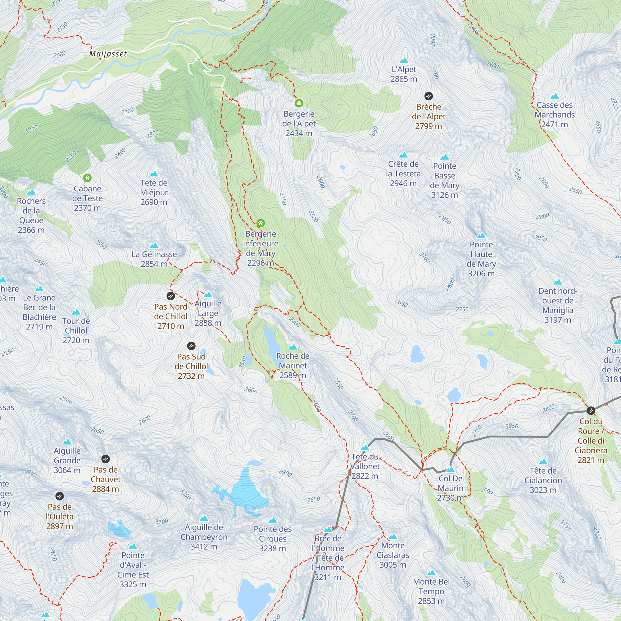 Bergerie supérieure de Mary map