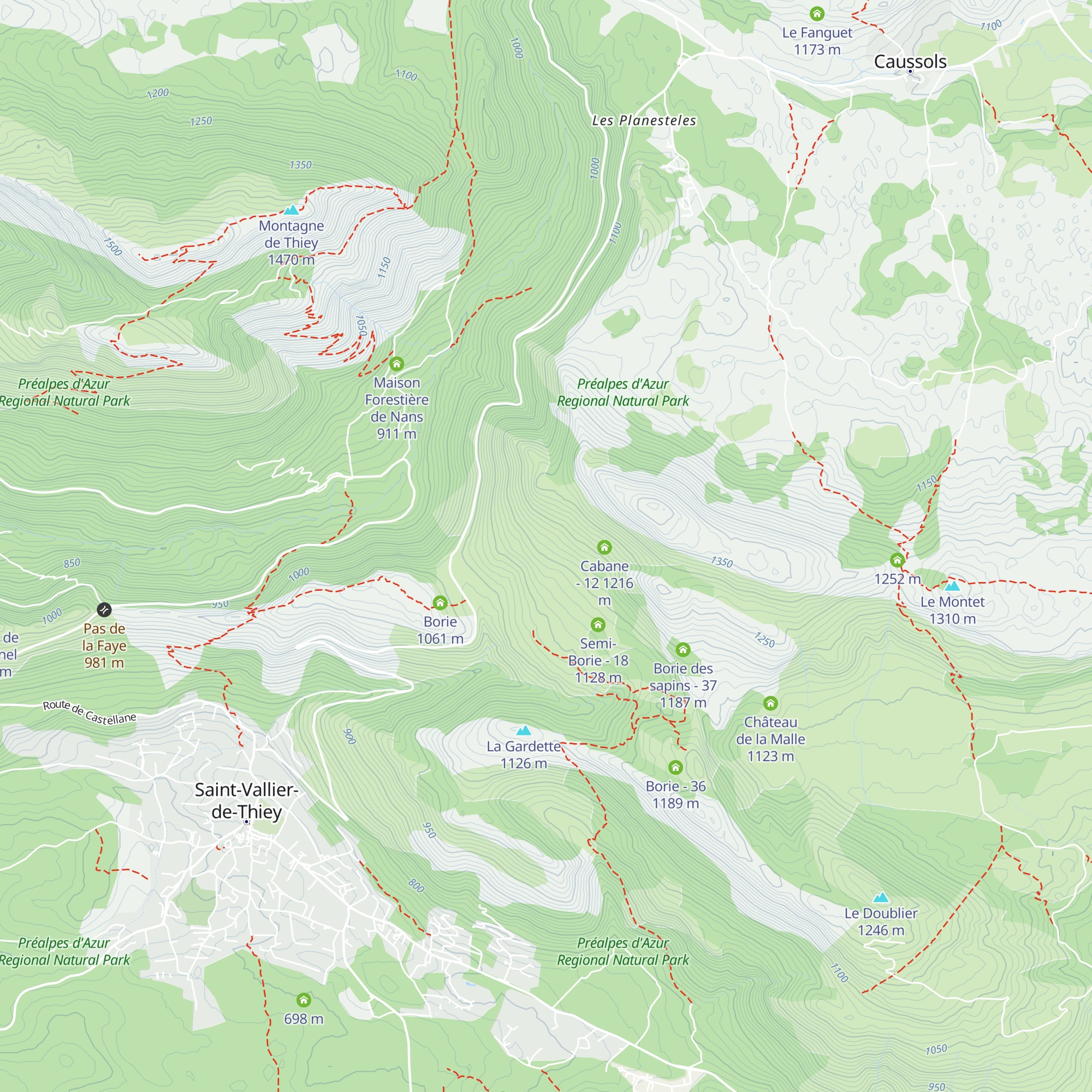 Borie - 46 map