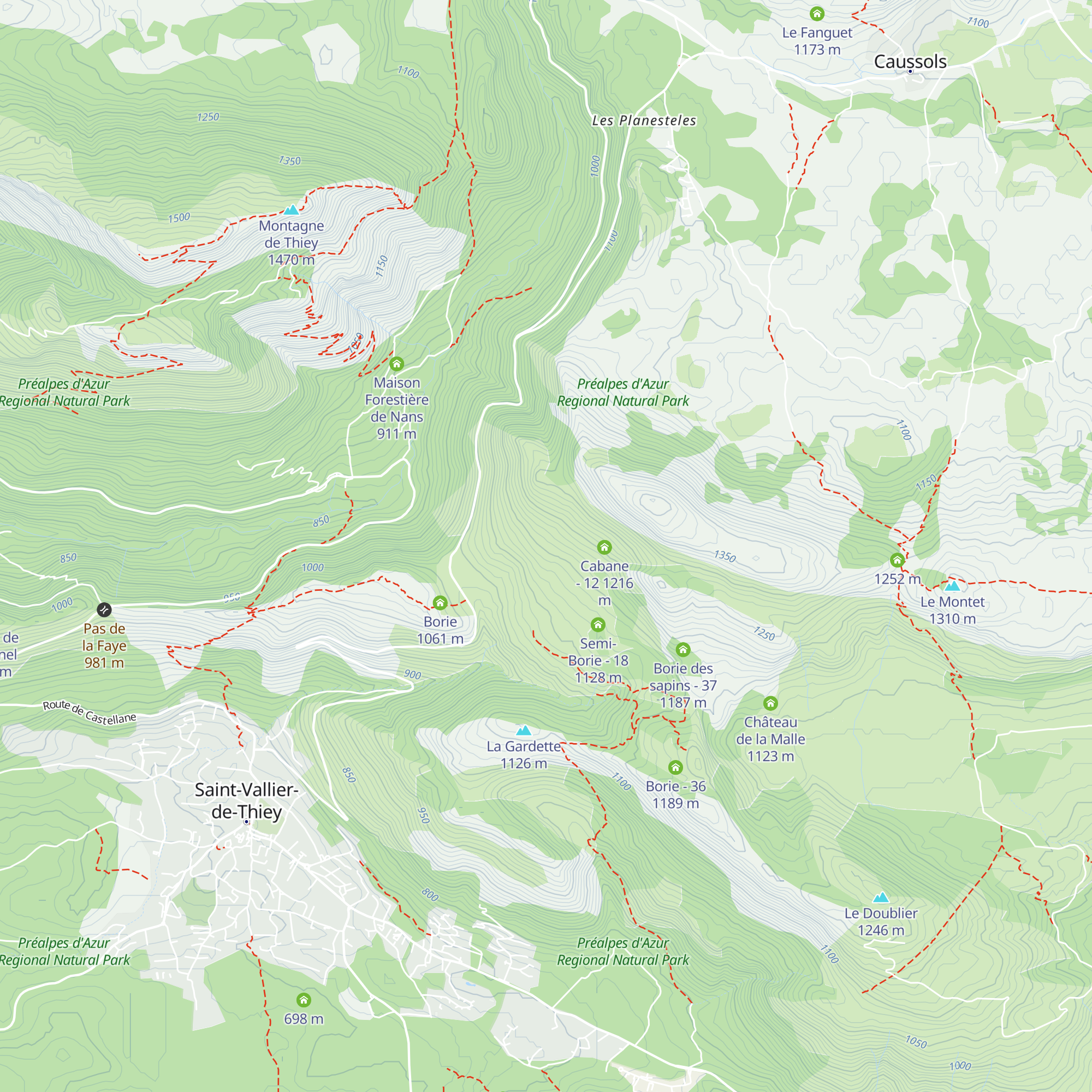 Borie - 46 map