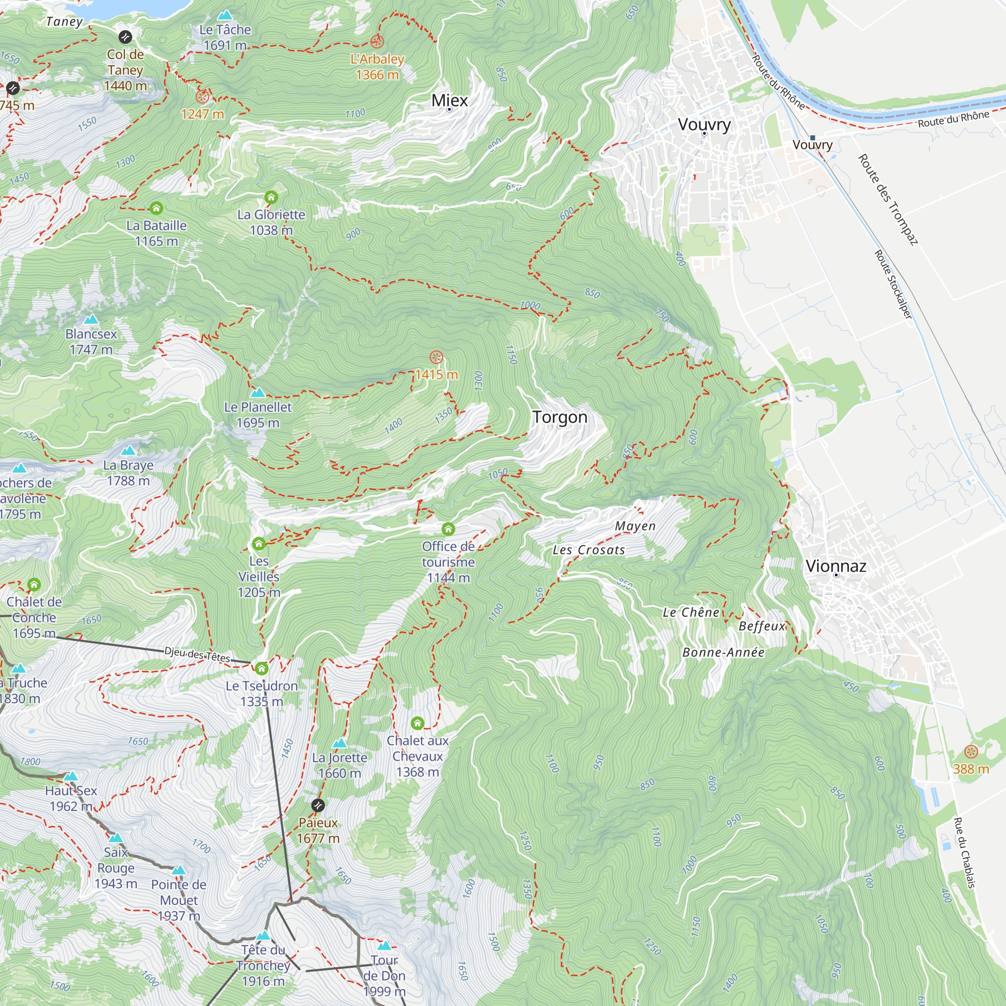 Le Cleuset map