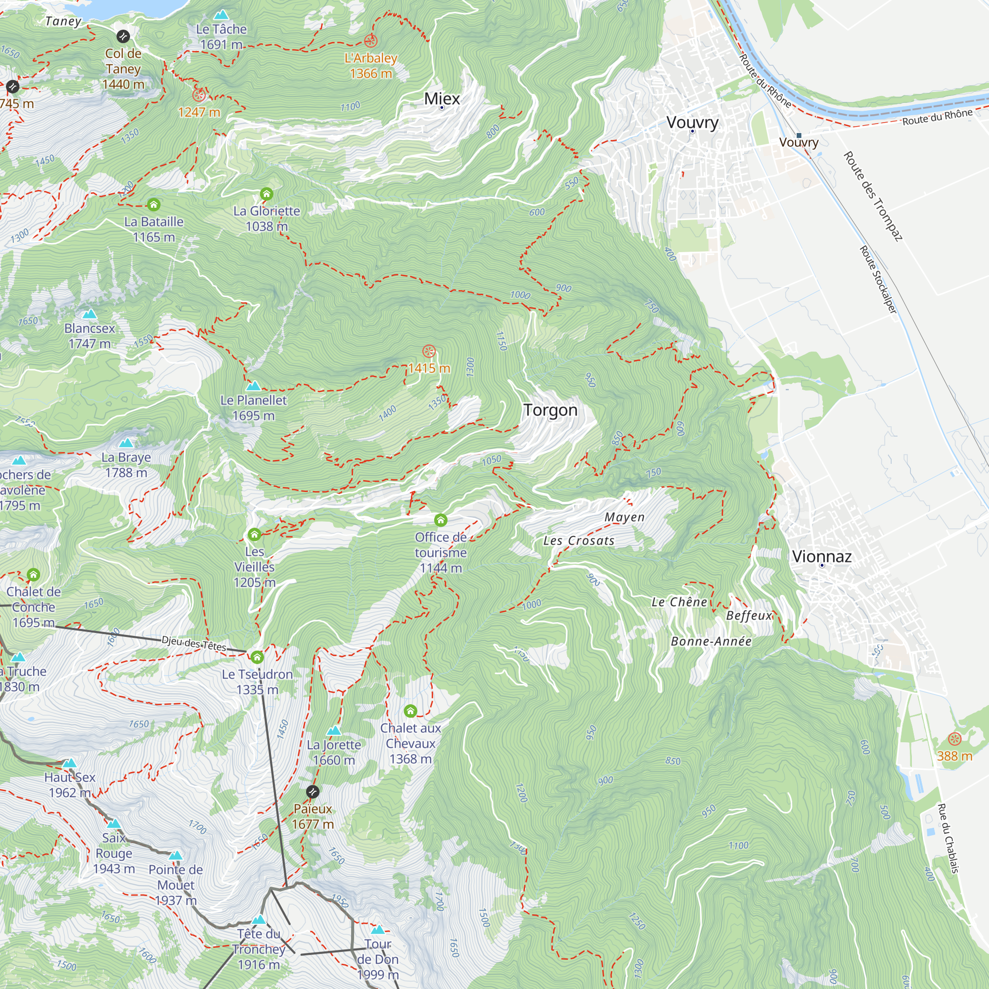 Le Cleuset map