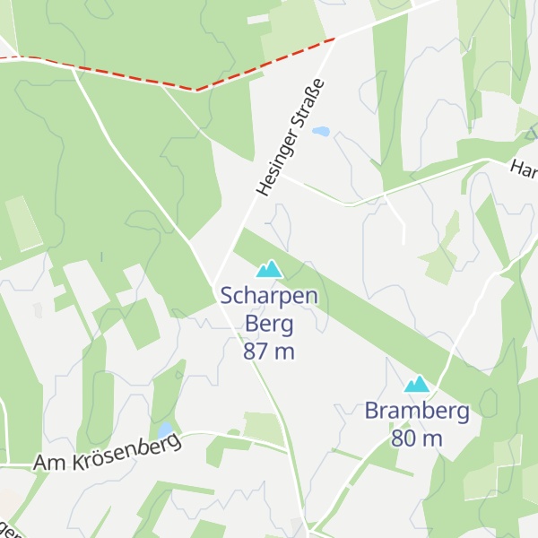 Map of Scharpen Berg
