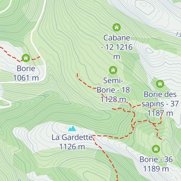 Map of Cabane - 2