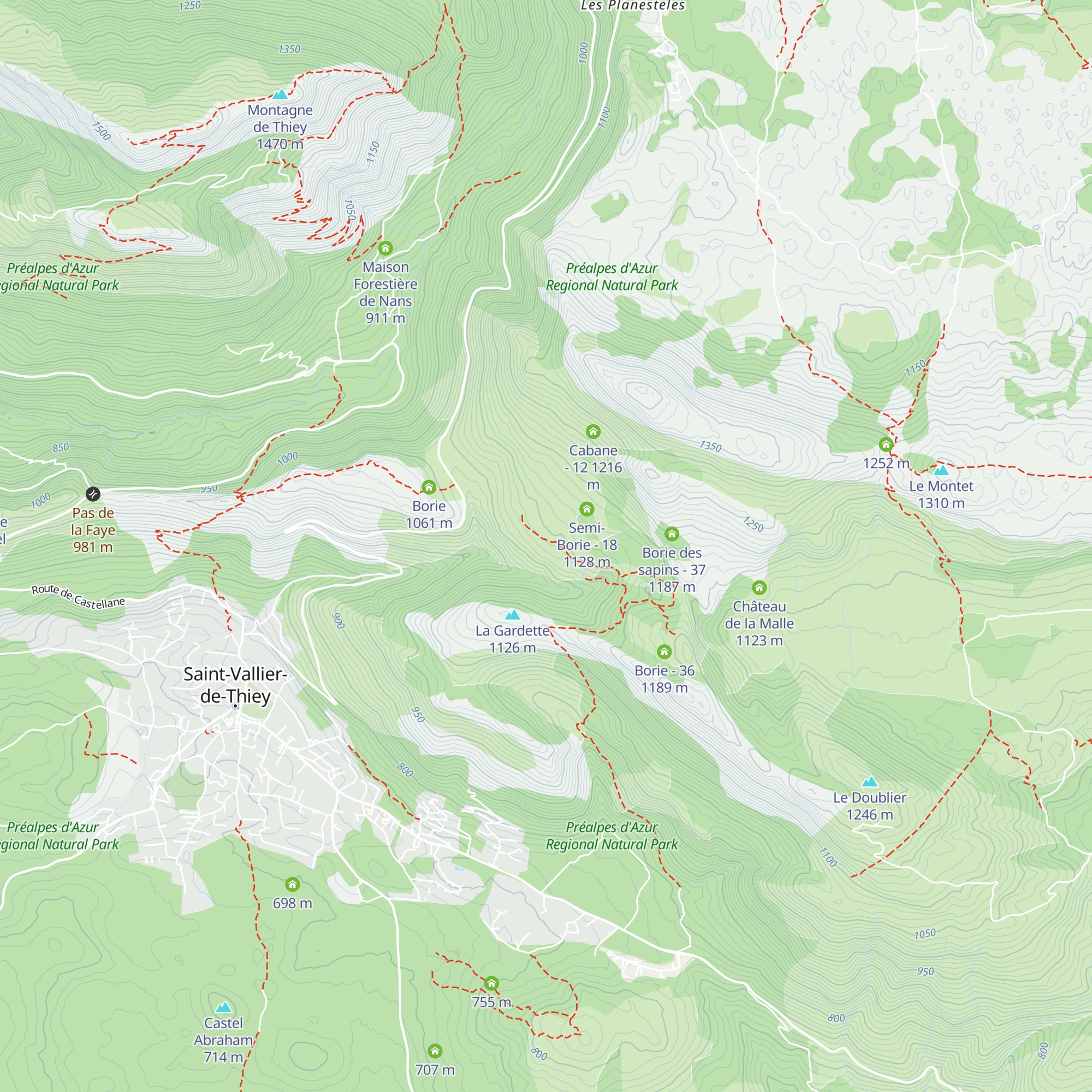 Cabane - 2 map